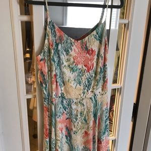 Old Navy Strappy Tropical Sundress TALL